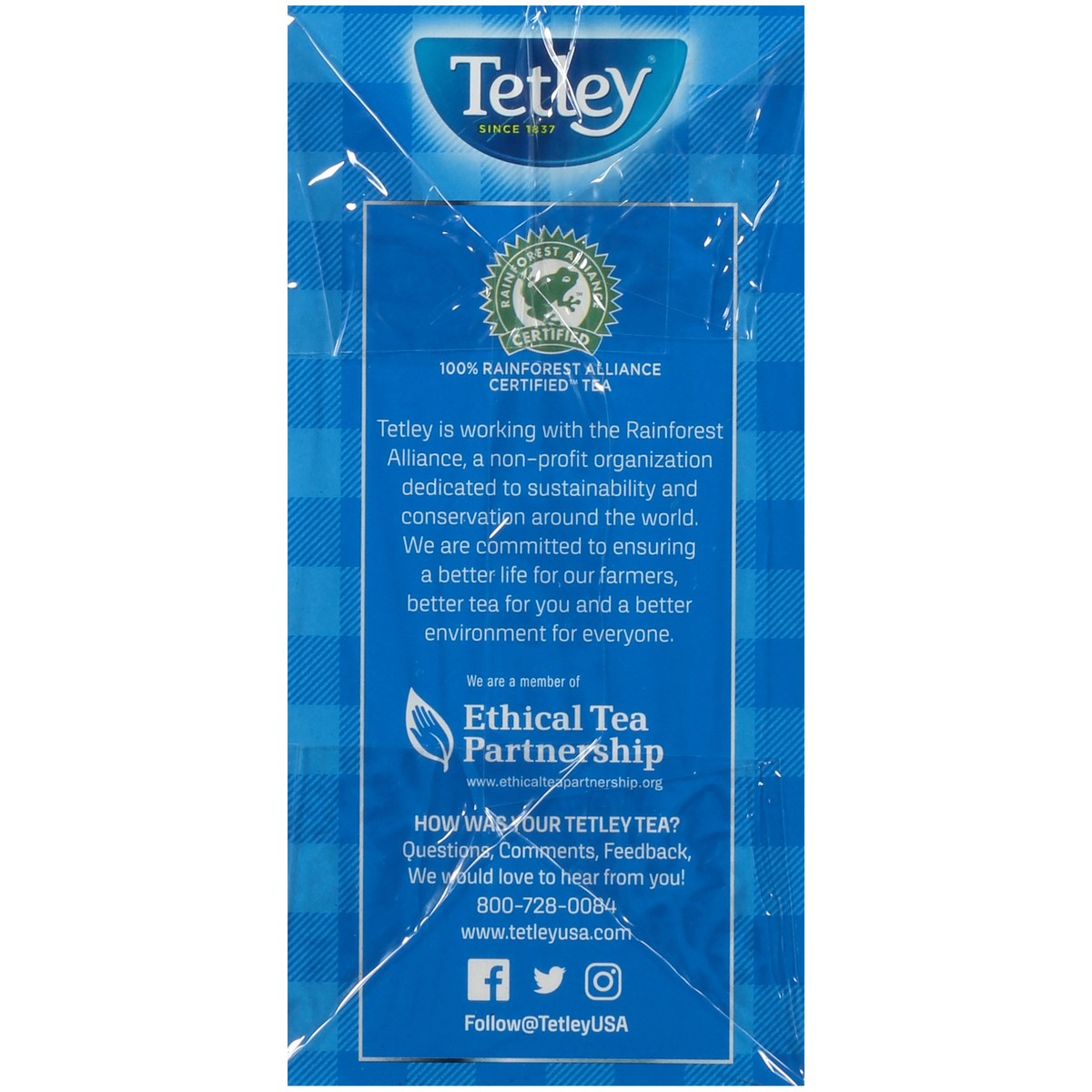 slide 6 of 14, Tetley Classic Decaf Decaffeinated Black Tea Bags - 4.87 oz, 4.87 oz