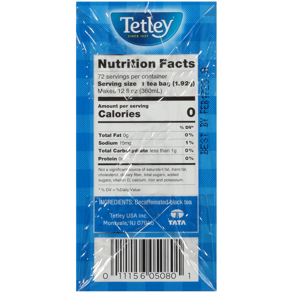 slide 2 of 14, Tetley Classic Decaf Decaffeinated Black Tea Bags - 4.87 oz, 4.87 oz