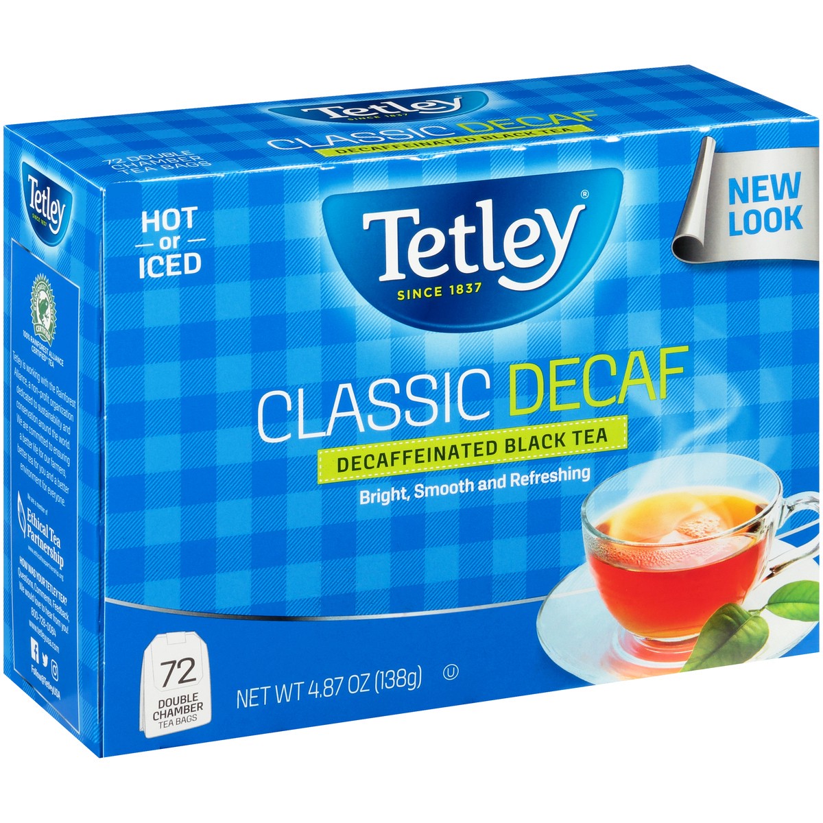 slide 9 of 14, Tetley Classic Decaf Decaffeinated Black Tea Bags - 4.87 oz, 4.87 oz