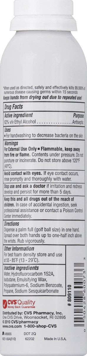 CVS Pharmacy Hand Antiseptic Foam, Instant 1 ct | Shipt