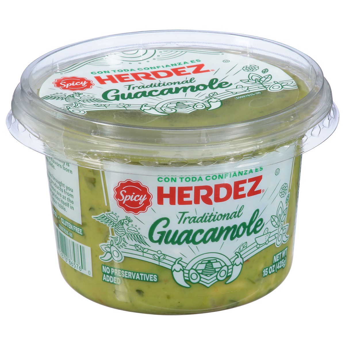 slide 2 of 13, Herdez Traditional Spicy Guacamole 15 oz, 15 oz