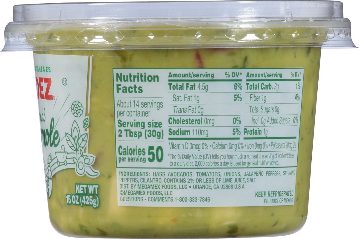 slide 10 of 13, Herdez Traditional Spicy Guacamole 15 oz, 15 oz