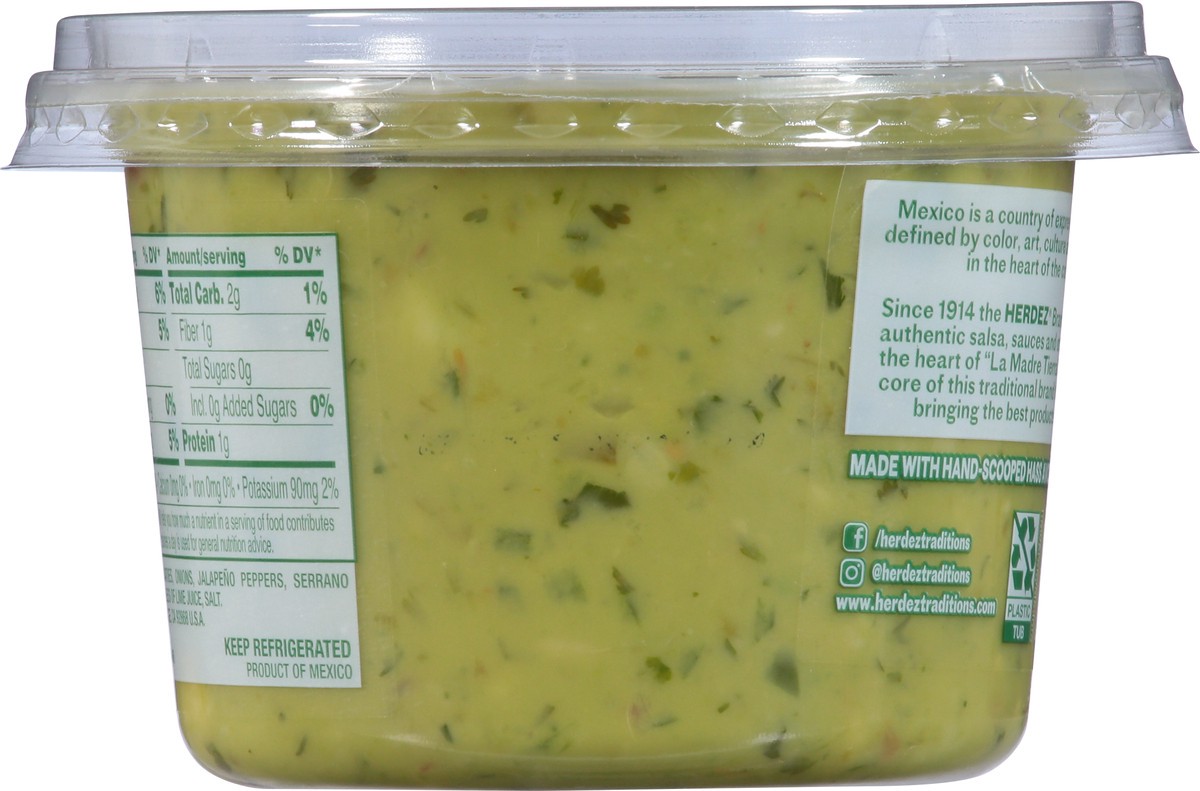 slide 4 of 13, Herdez Traditional Spicy Guacamole 15 oz, 15 oz