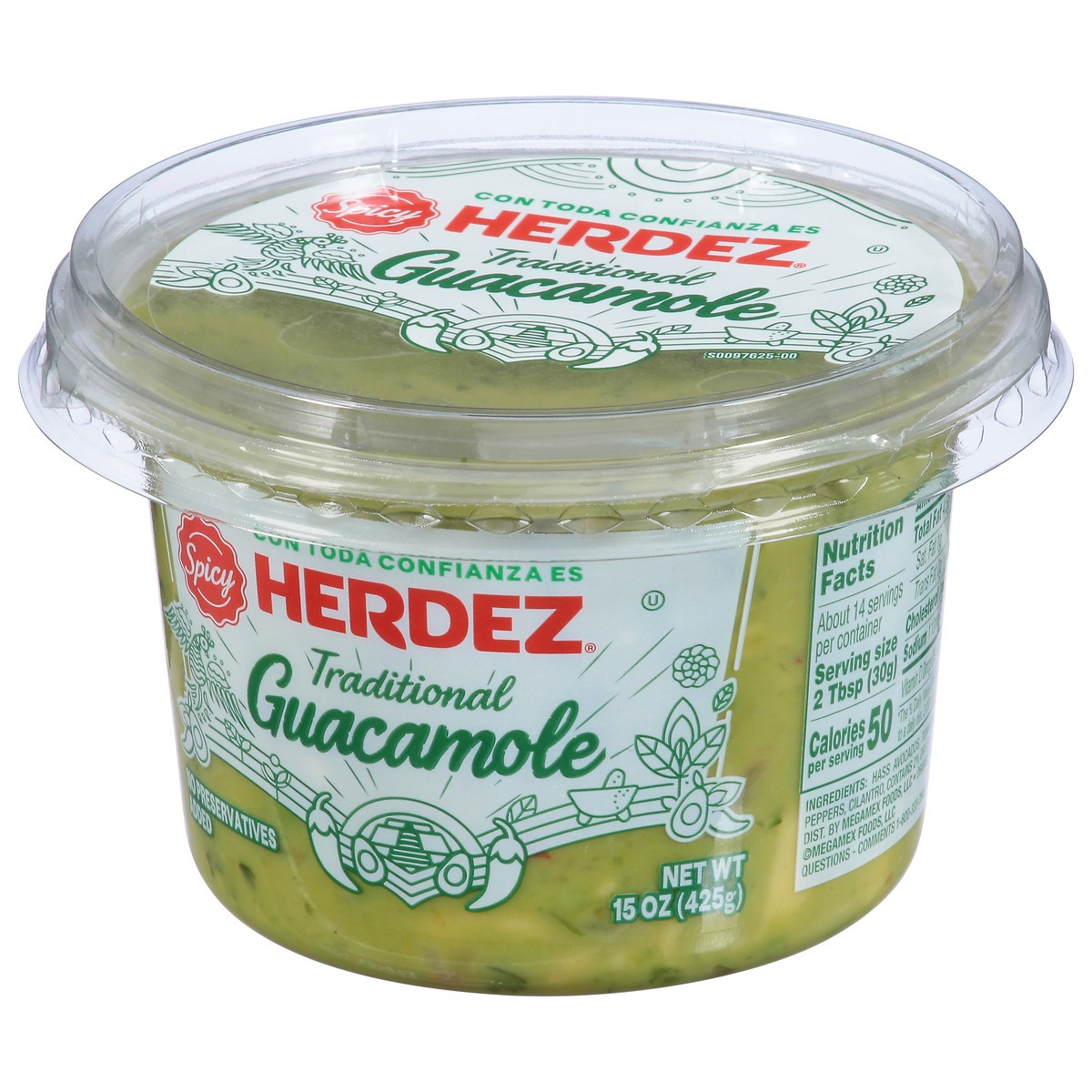 slide 11 of 13, Herdez Traditional Spicy Guacamole 15 oz, 15 oz