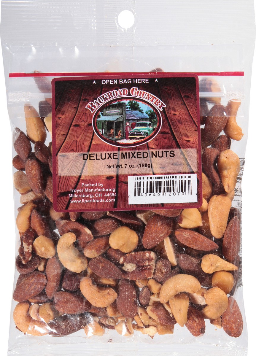 slide 4 of 12, Backroad Country Deluxe Mixed Nuts 7 oz, 7 oz