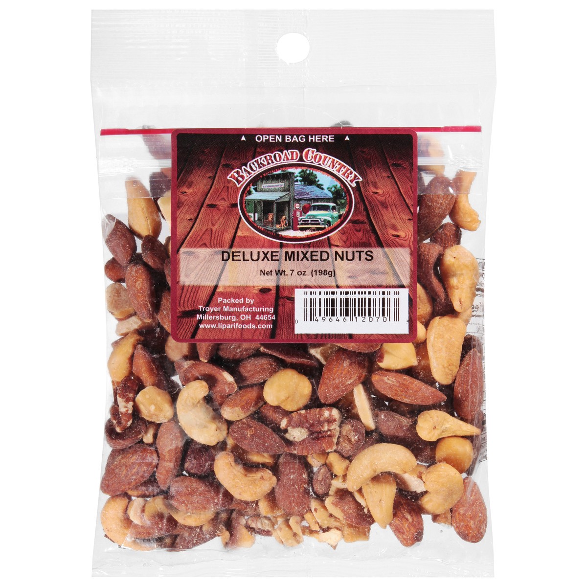 slide 1 of 12, Backroad Country Deluxe Mixed Nuts 7 oz, 7 oz