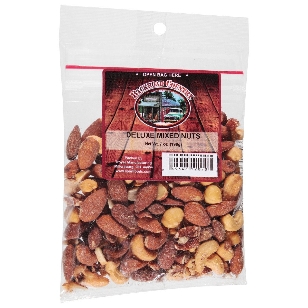 slide 9 of 12, Backroad Country Deluxe Mixed Nuts 7 oz, 7 oz