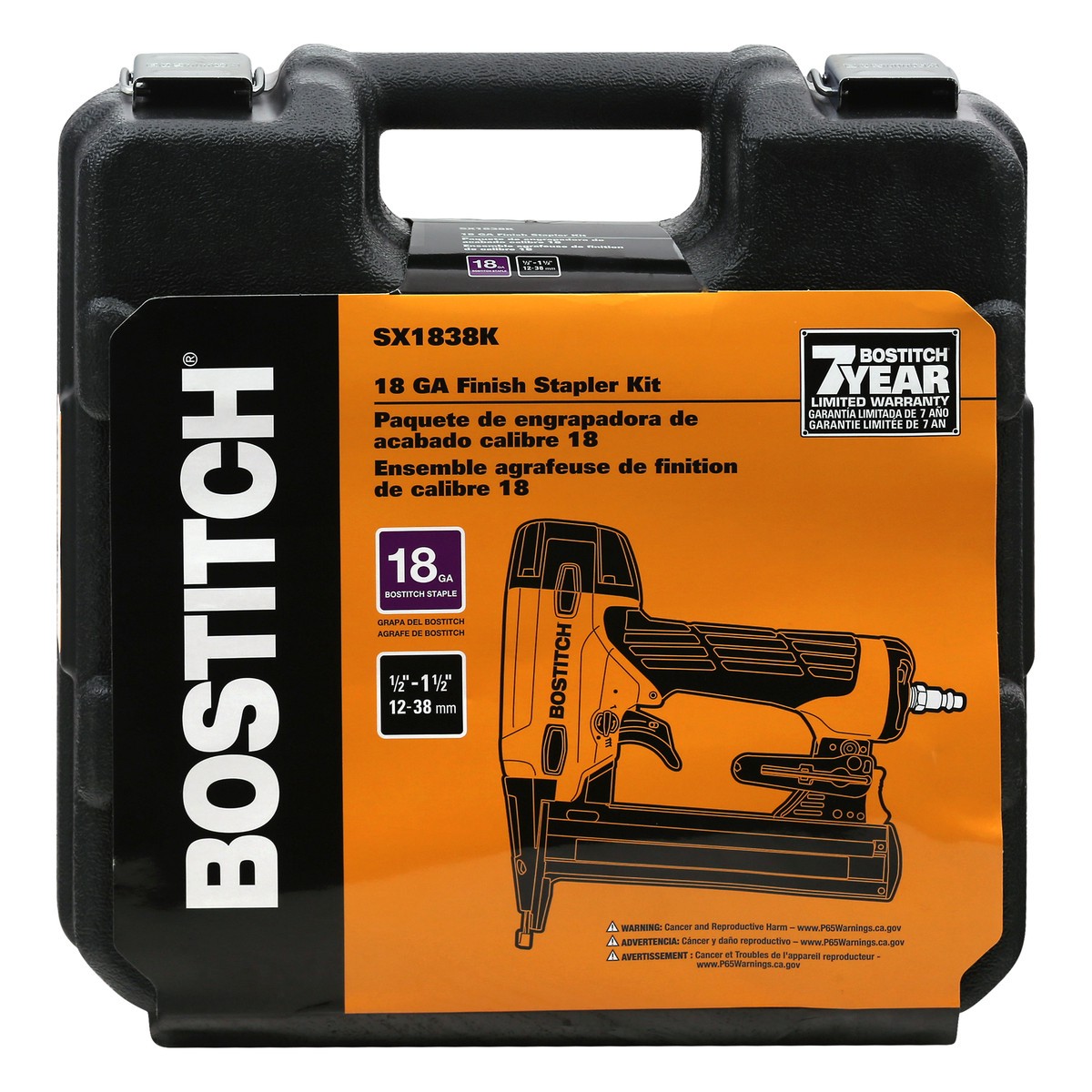 slide 3 of 10, BOSTITCH Finish Stapler Kit 1 ea, 1 ct