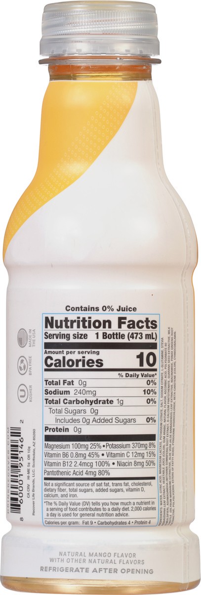 slide 9 of 14, Recover 180 Mango Flavor Sugar Free Hydration Drink 1 pt Bottle, 1 pint