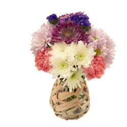 Bloom Haus Small Assorted Fresh Flower Bouquet in Vase, 1 ct