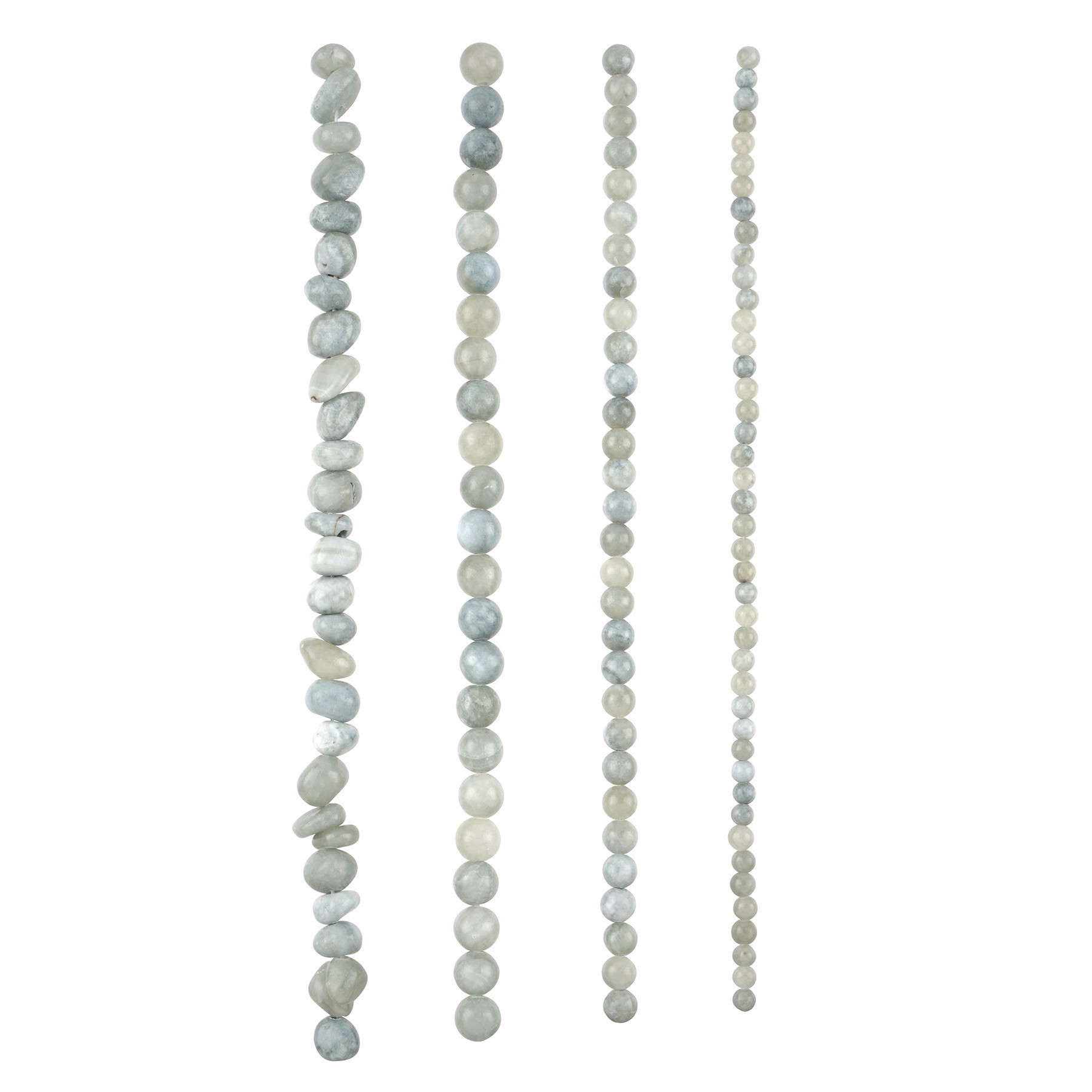 slide 2 of 3, Light Blue Quartz Beads By Bead Landing, 3mm-10mm