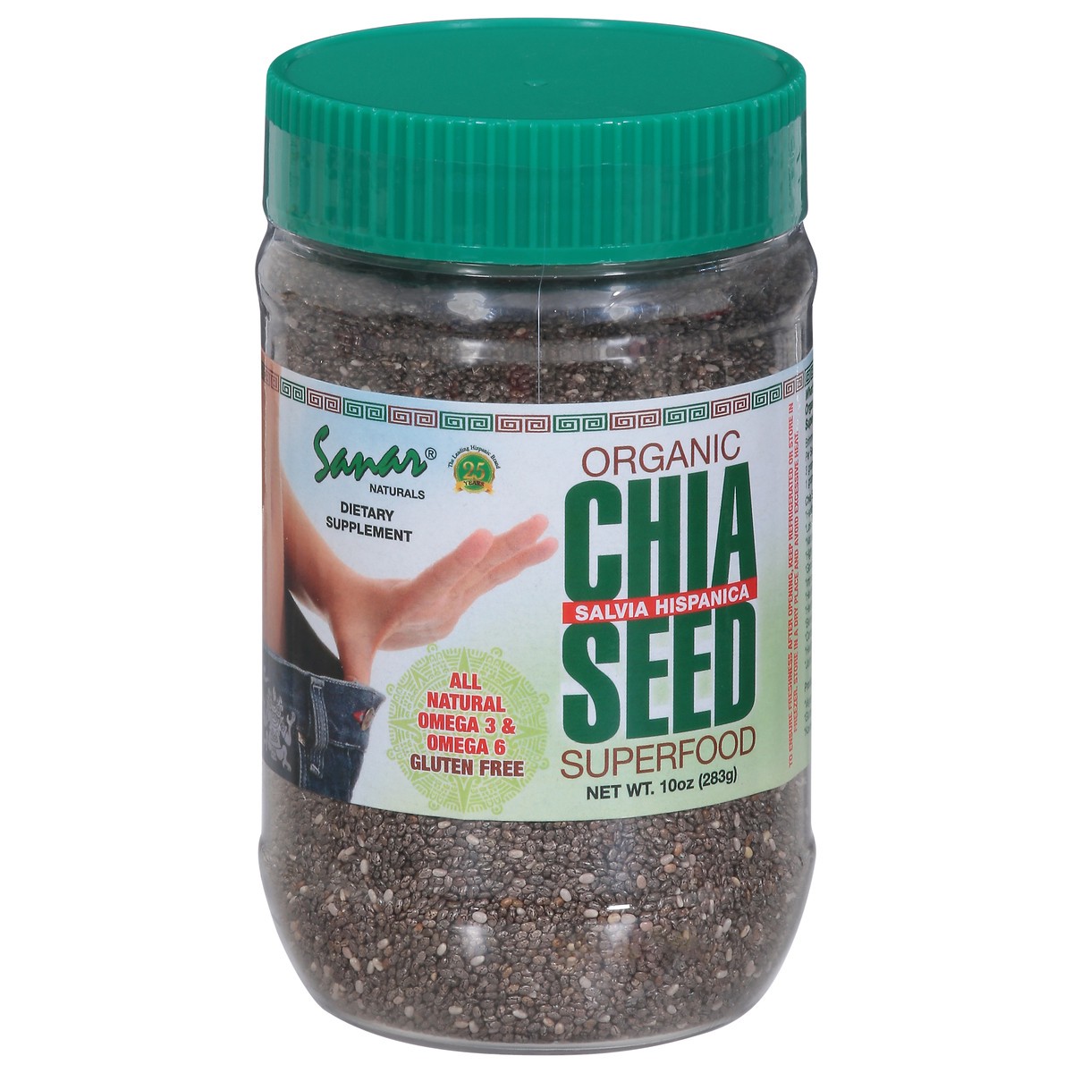 slide 4 of 9, Sanar Naturals Superfood Organic Chia Seeds 10 oz, 10 oz