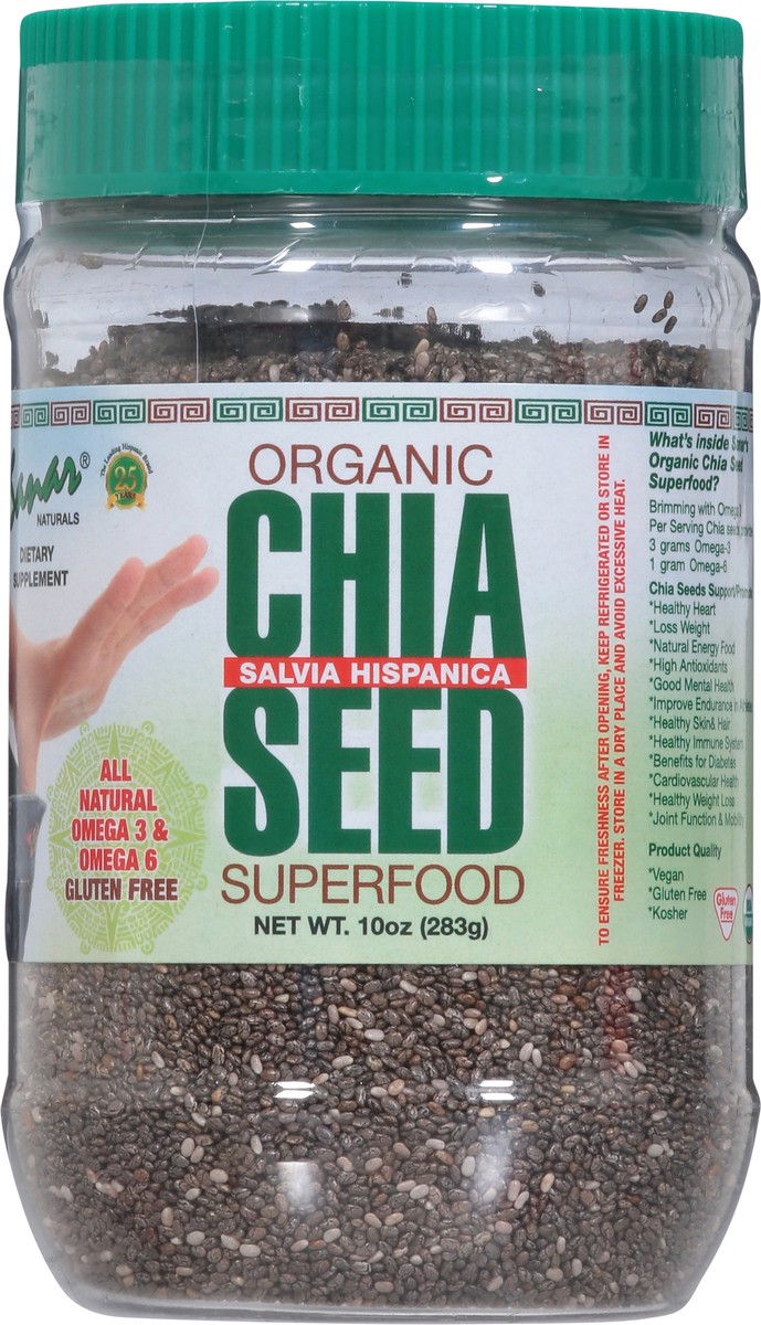 slide 8 of 9, Sanar Naturals Superfood Organic Chia Seeds 10 oz, 10 oz