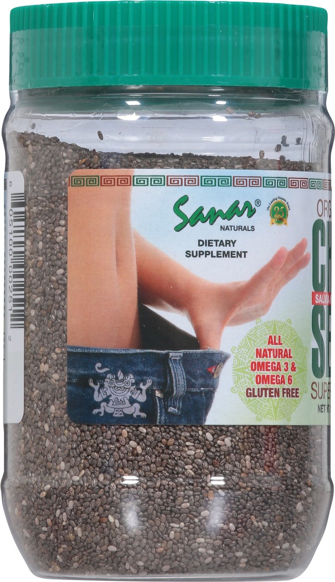 slide 7 of 9, Sanar Naturals Superfood Organic Chia Seeds 10 oz, 10 oz