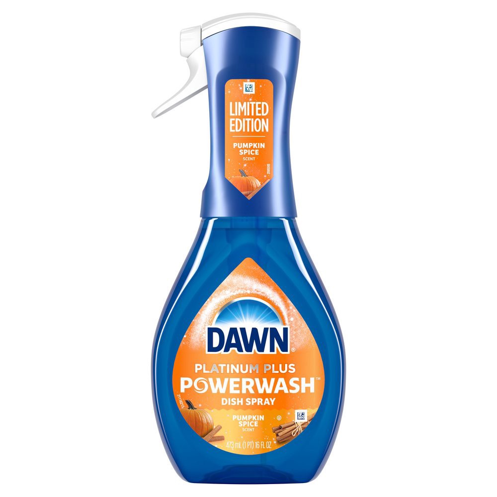 slide 1 of 1, Dawn Platinum Plus Powerwash Dish Spray - Pumpkin Spice, 16 oz