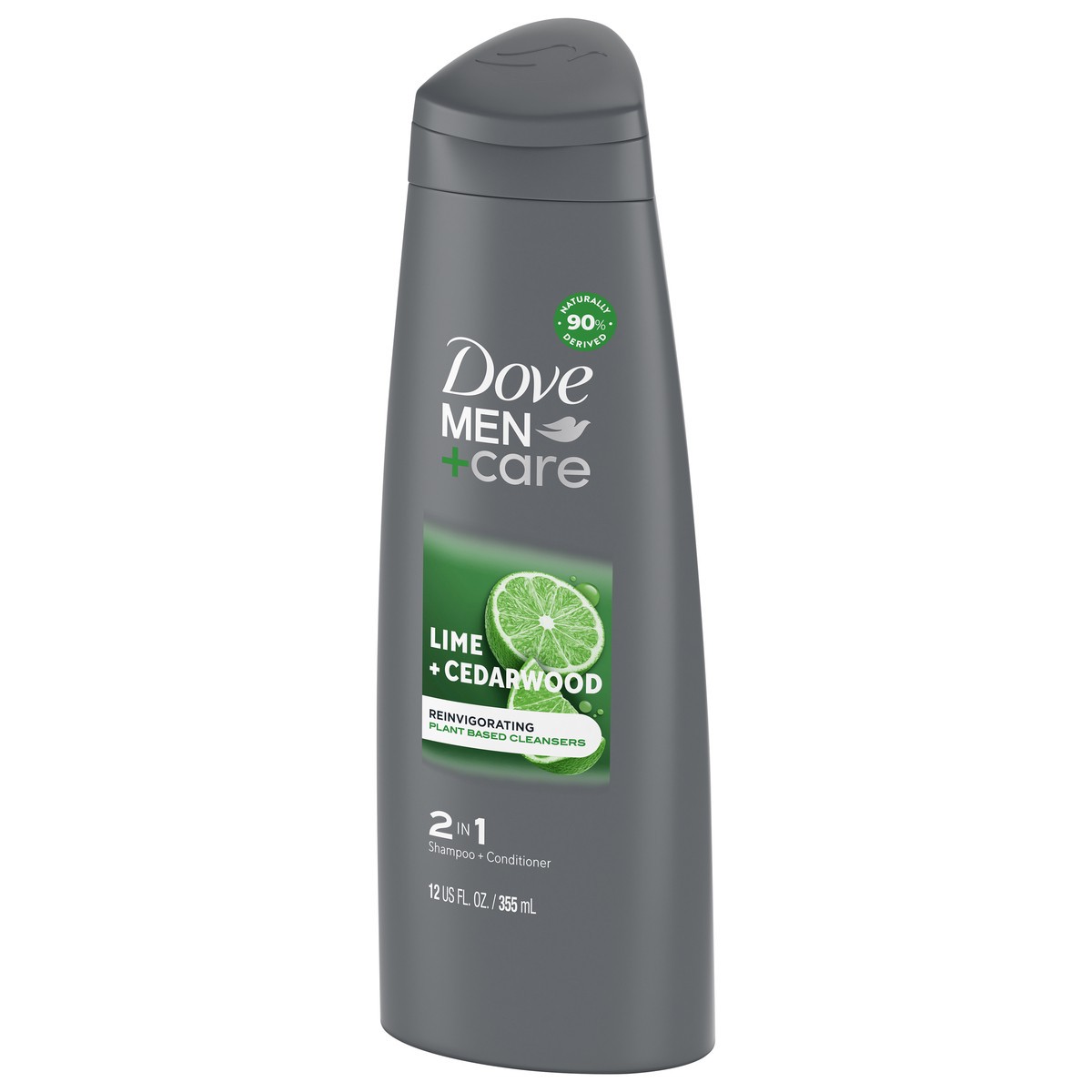 slide 10 of 12, Dove Men+care 2 In 1 Shampoo And Conditioner Lime + Cedarwood 12 Oz, lime + cedarwood, 12 fl oz