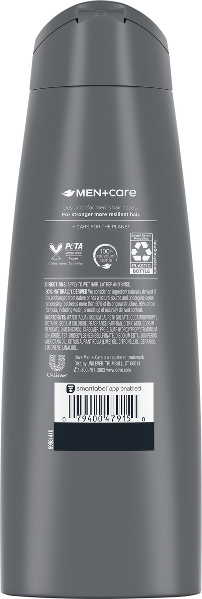 slide 6 of 12, Dove Men+care 2 In 1 Shampoo And Conditioner Lime + Cedarwood 12 Oz, lime + cedarwood, 12 fl oz