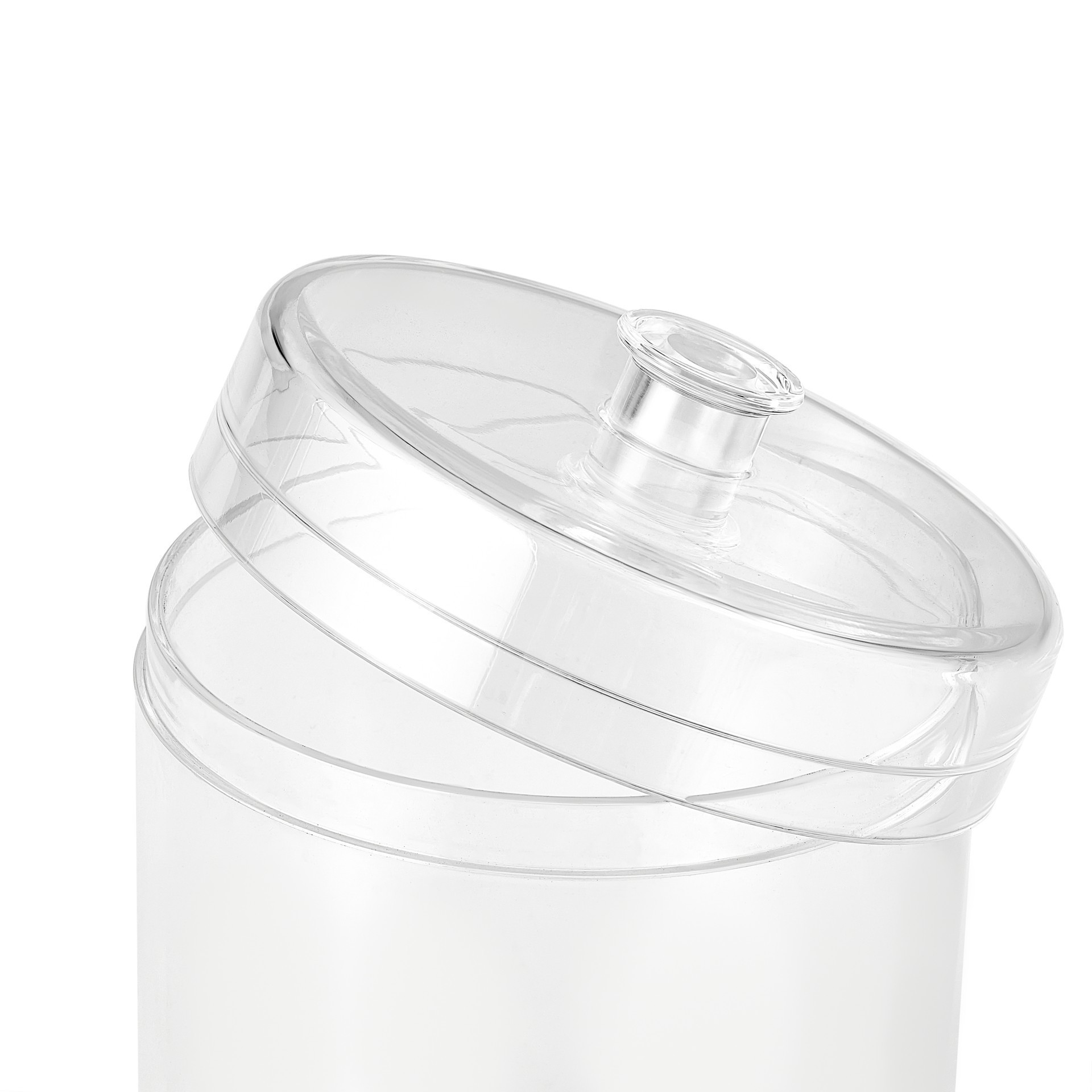 slide 3 of 5, 30oz. Clear Plastic Storage Jar By Simply Tidy, 30 oz
