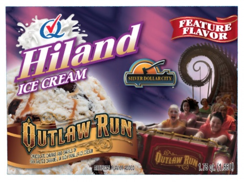 slide 1 of 1, Hiland Dairy Outlaw Run Ice Cream, 56 oz
