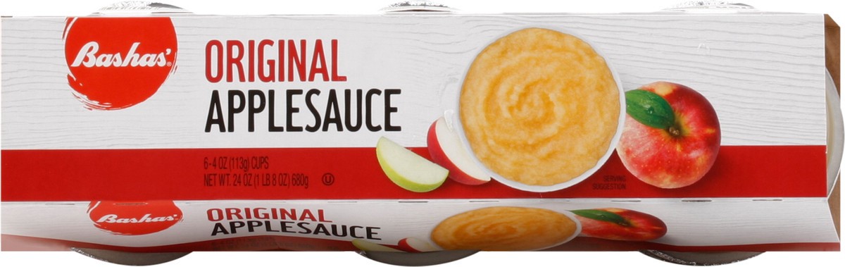 slide 3 of 13, Bashas Applesauce Regular Cups - 24 oz, 24 oz