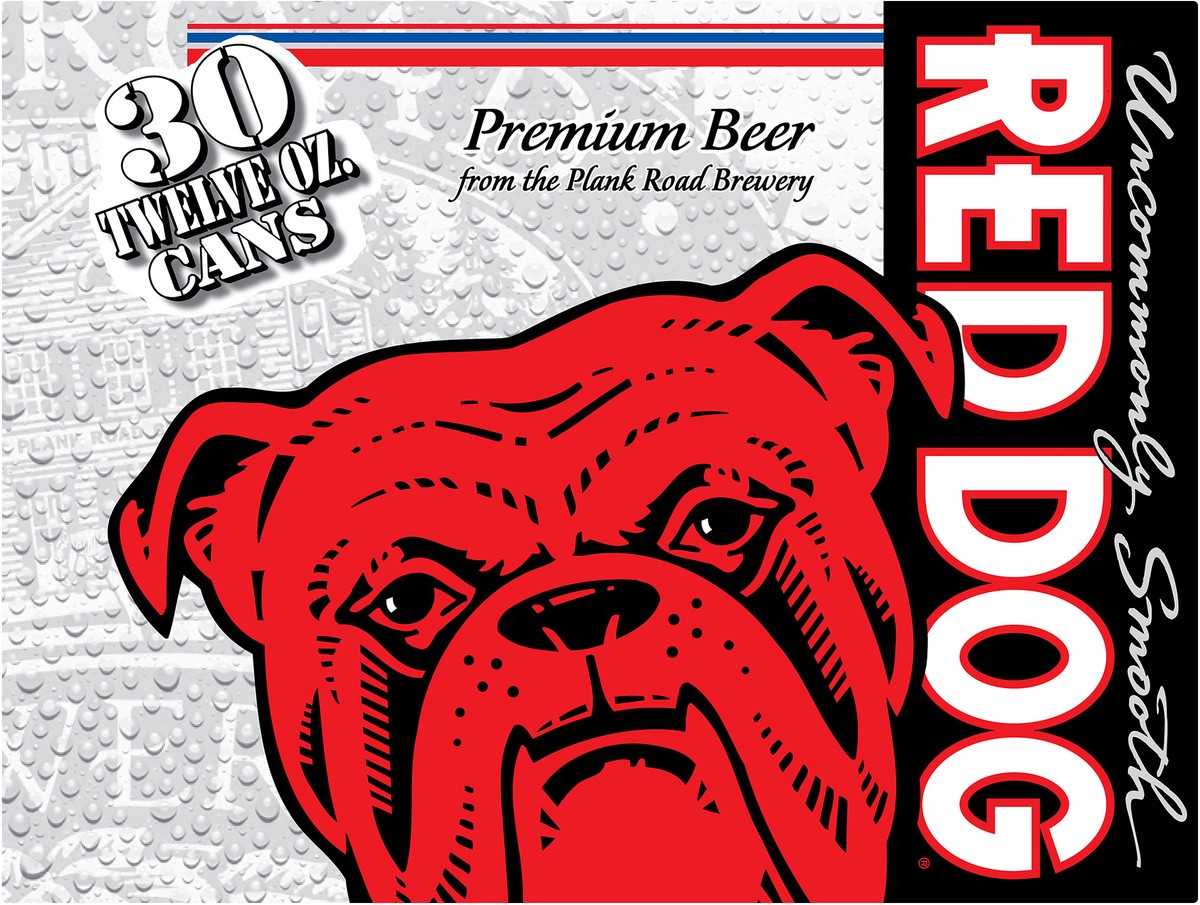 slide 7 of 13, Red Dog Beer, 30 ct; 12 oz