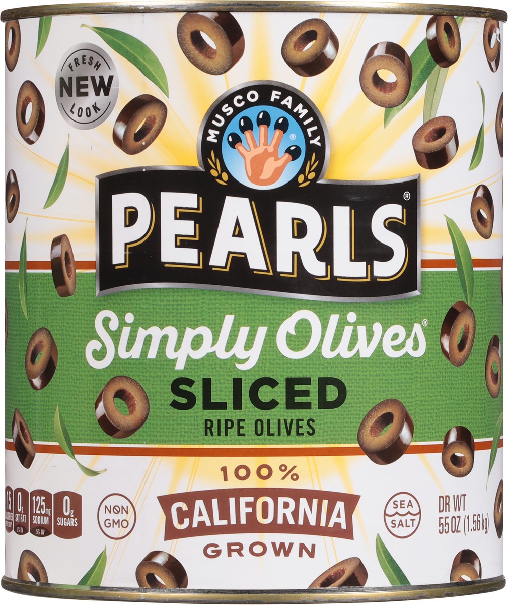 slide 7 of 14, Pearls Simply Olives Sliced Ripe Olives 55 oz, 55 oz