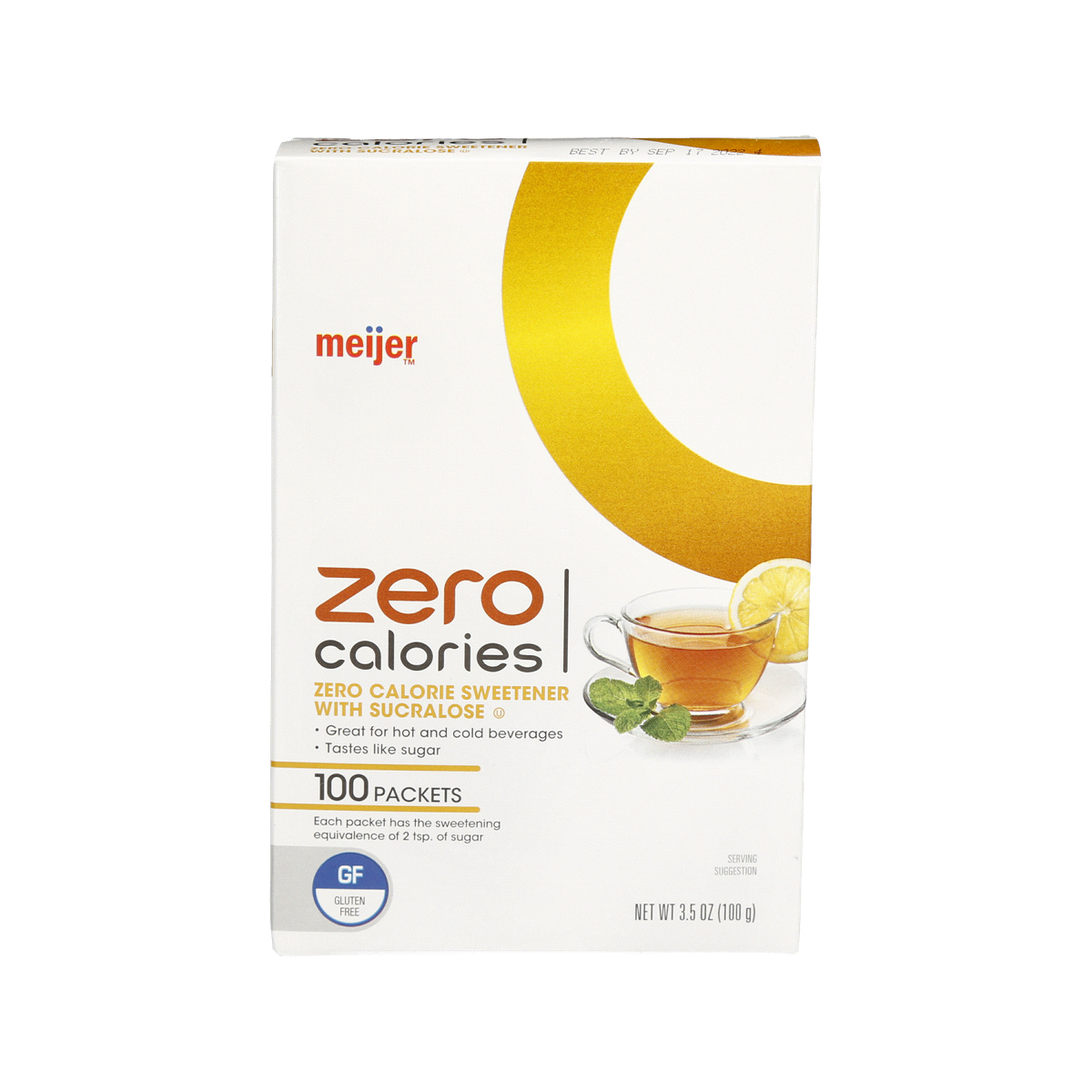 slide 1 of 6, Meijer Zero Calorie Sucralose Sweetener, 100 ct
