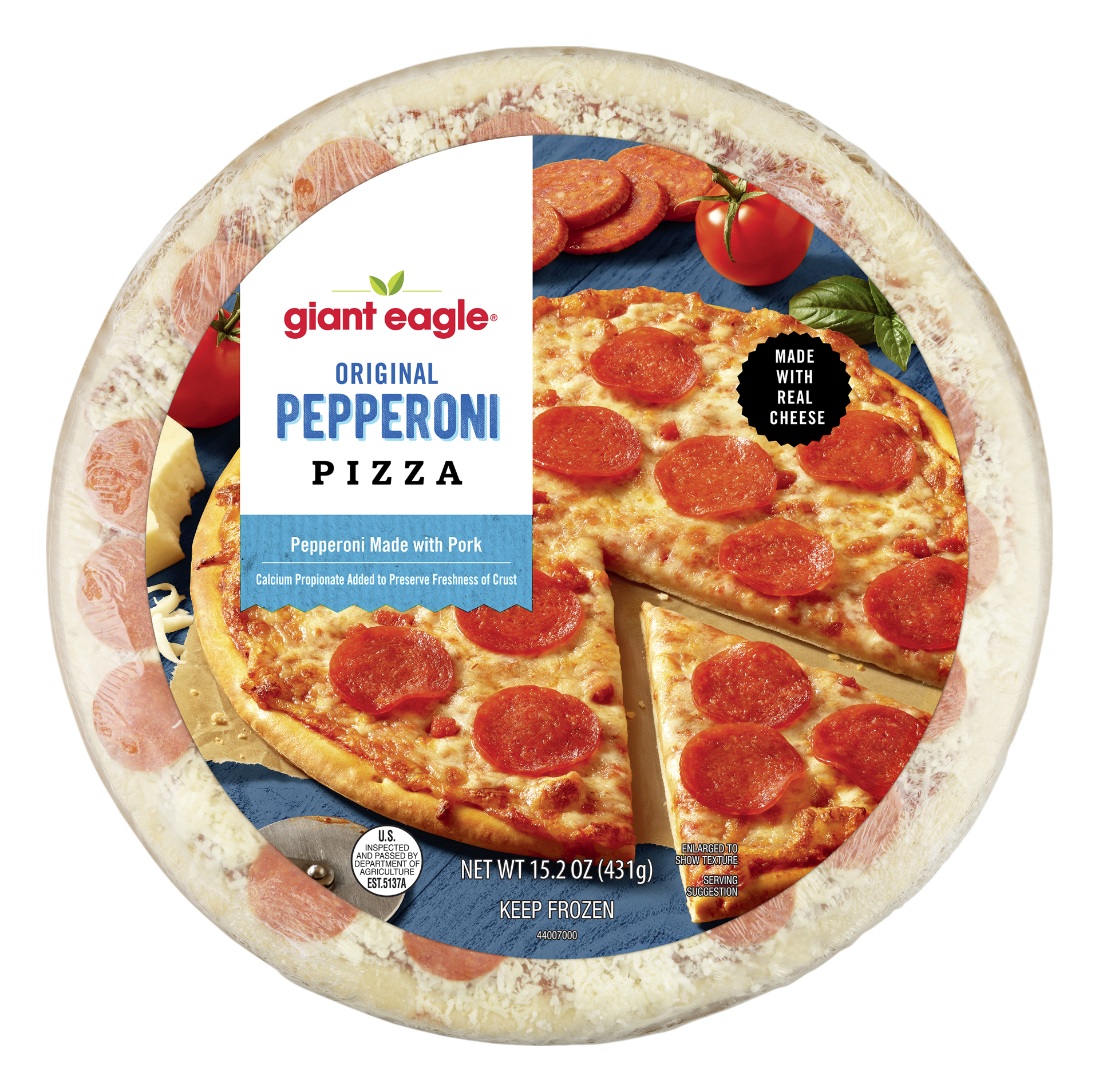 slide 1 of 1, Ge Value Pepperoni Pizza, 15.2 oz