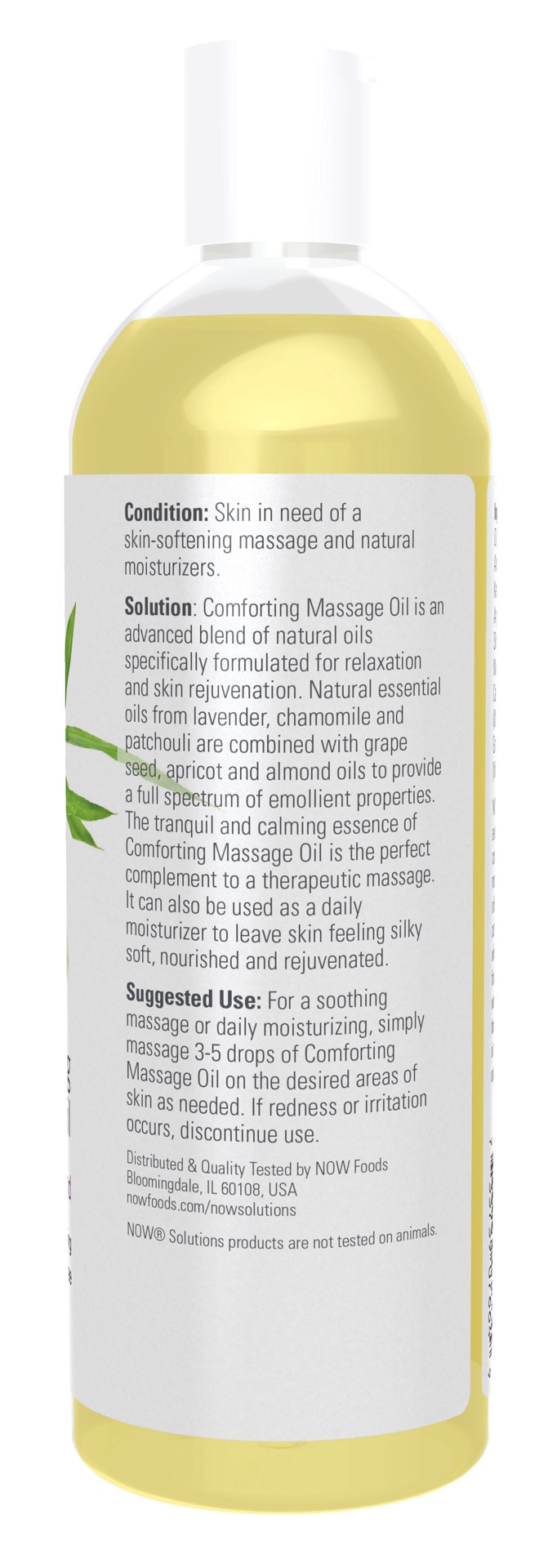 slide 2 of 5, NOW Solutions Comforting Massage Oil - 16 oz., 16 oz
