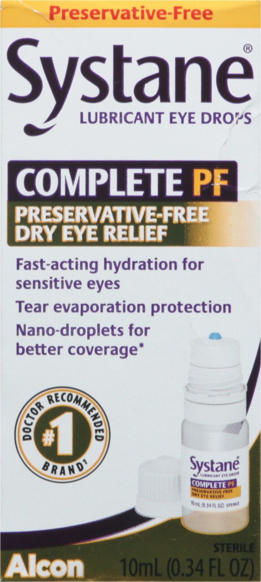 slide 6 of 9, Systane Complete Multi-Dose Preservative Free Dry Eye, 10 mL, 0.34 fl oz