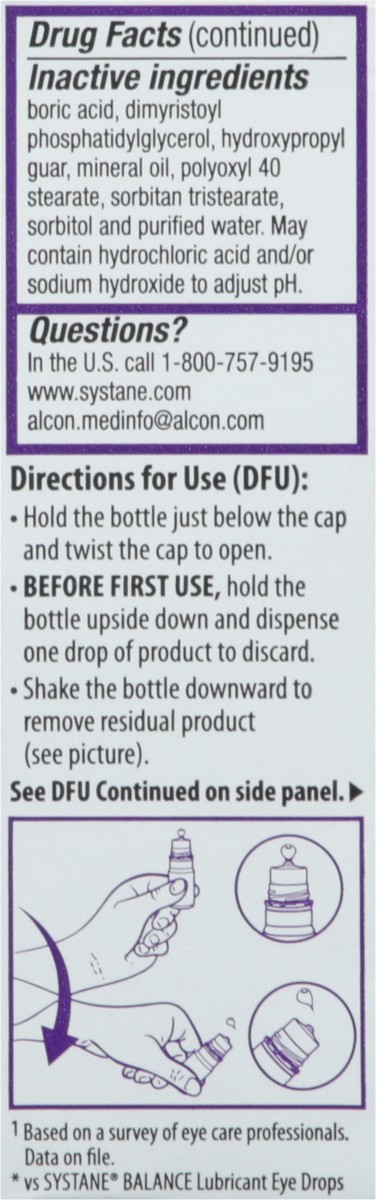slide 5 of 9, Systane Complete Multi-Dose Preservative Free Dry Eye, 10 mL, 0.34 fl oz