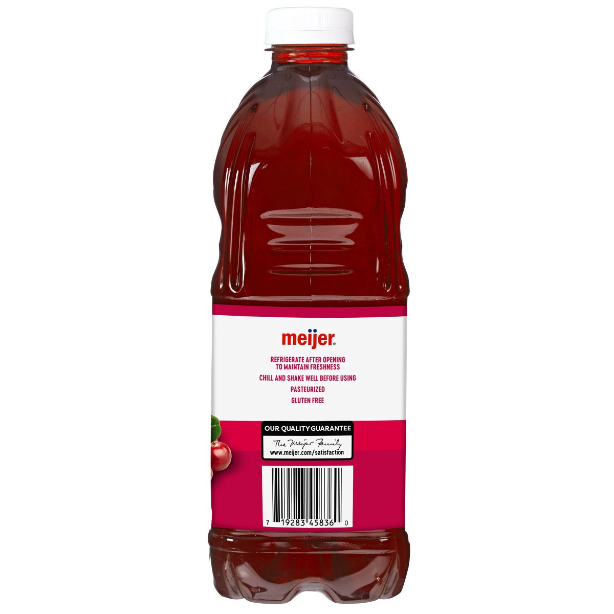 slide 2 of 9, Meijer 100% Juice Cranberry Raspberry- 64 oz, 64 oz