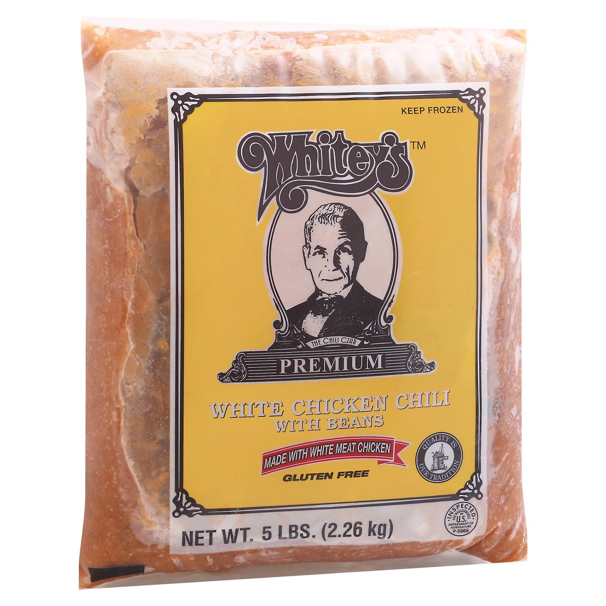 slide 3 of 12, Whitey's White Chicken Chili with Beans 5 lb, 5 lb
