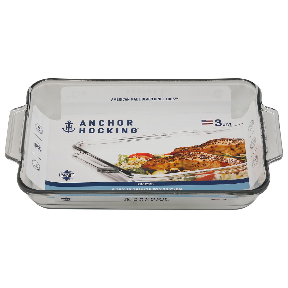 slide 1 of 11, Anchor Hocking 3 Quart Baking Dish 1 ea, 1 ct