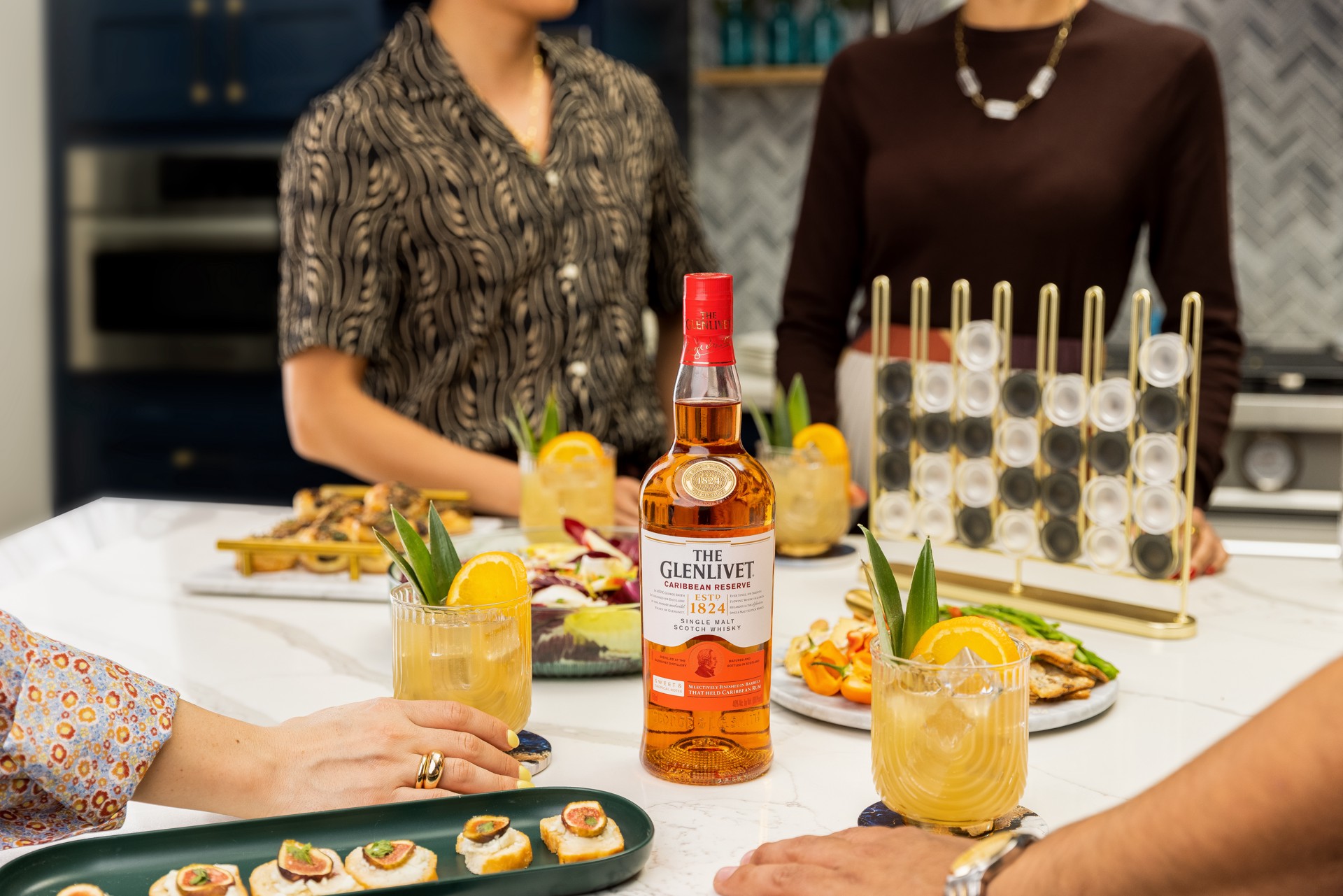 slide 2 of 9, The Glenlivet Caribbean Reserve Single Malt Scotch Whisky, 750 mL Bottle, 40% ABV, 750 ml