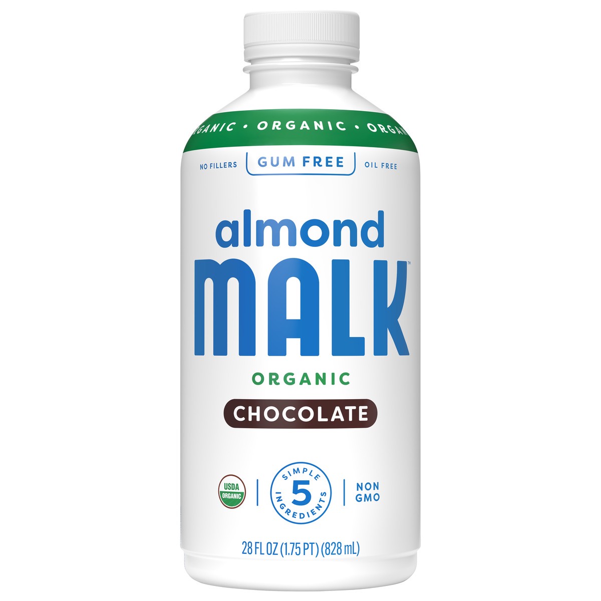 slide 1 of 11, MALK Chocolate Almond, 28 fl oz