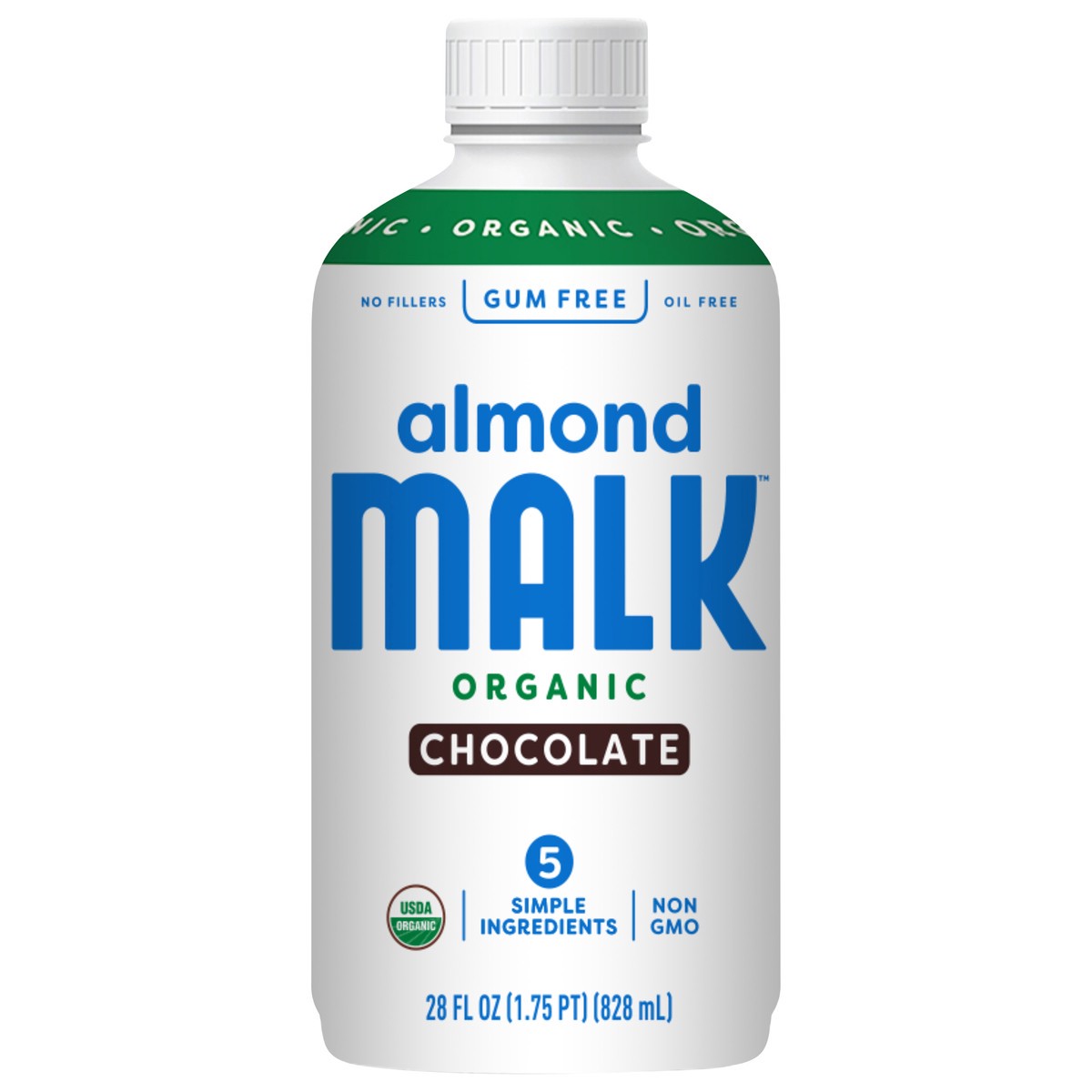 slide 1 of 11, MALK Chocolate Almond, 28 fl oz