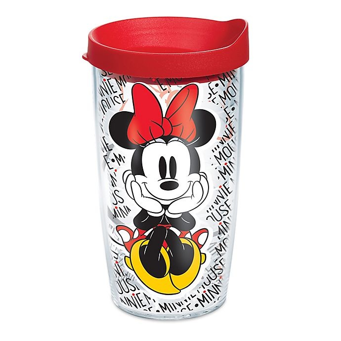 slide 1 of 1, Tervis Minnie Mouse Wrap Tumbler with Lid, 16 oz