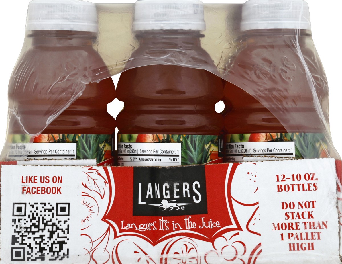 slide 3 of 4, Langers Tropical Juice Variety Pack, 12 ct; 10 fl oz