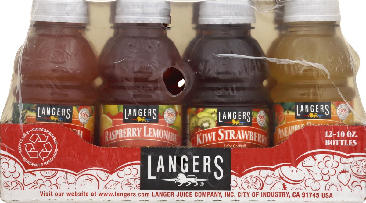 slide 4 of 4, Langers Tropical Juice Variety Pack, 12 ct; 10 fl oz