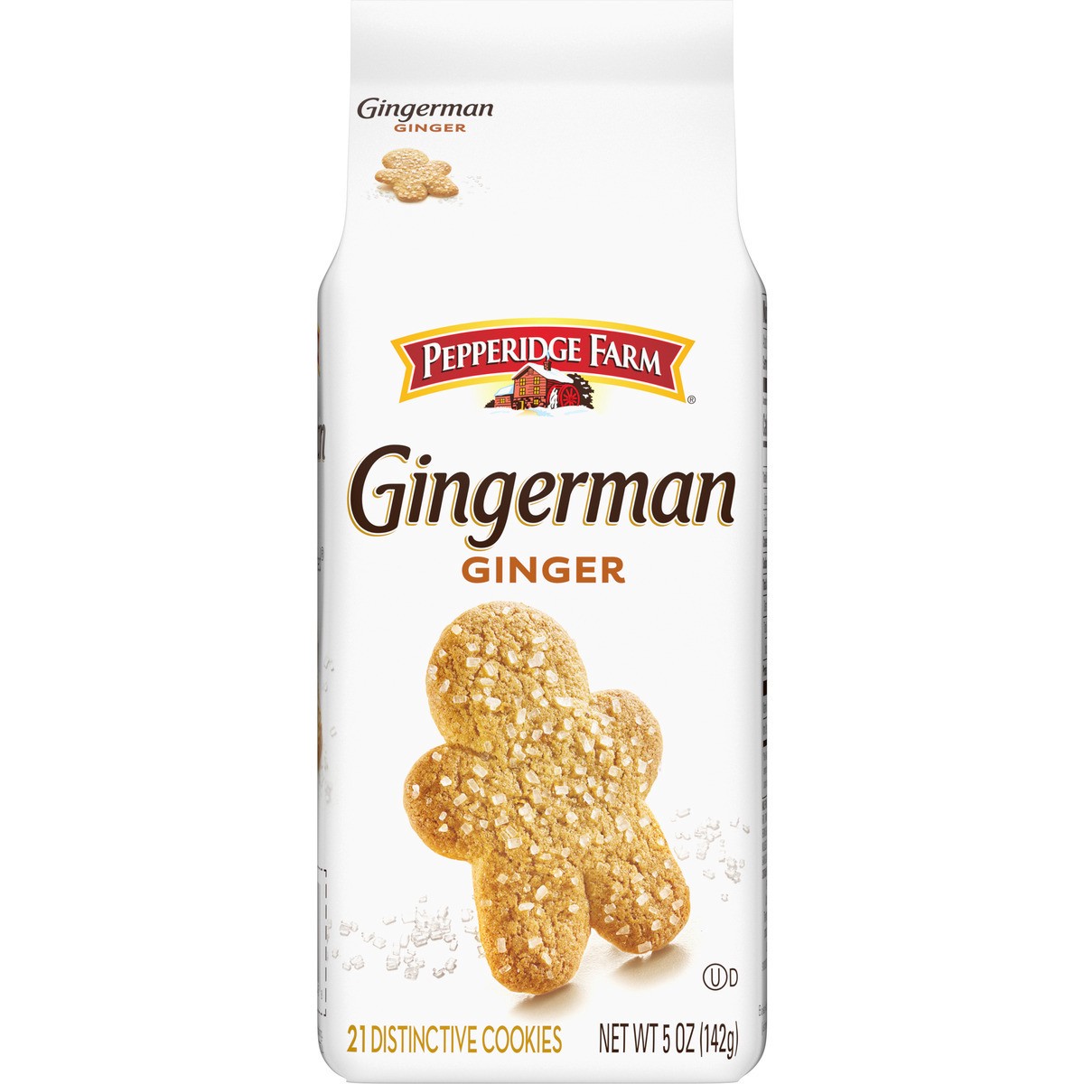 slide 1 of 5, Pepperidge Farm Gingerman Cookies, Ginger Cookies, 5 oz. Bag, 5 oz