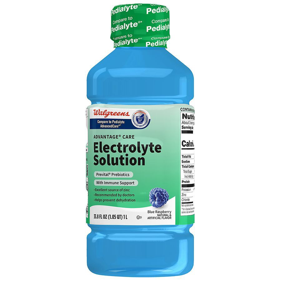slide 1 of 5, Walgreens Pediatric Electrolyte Blue Raspberry, 33.8 oz