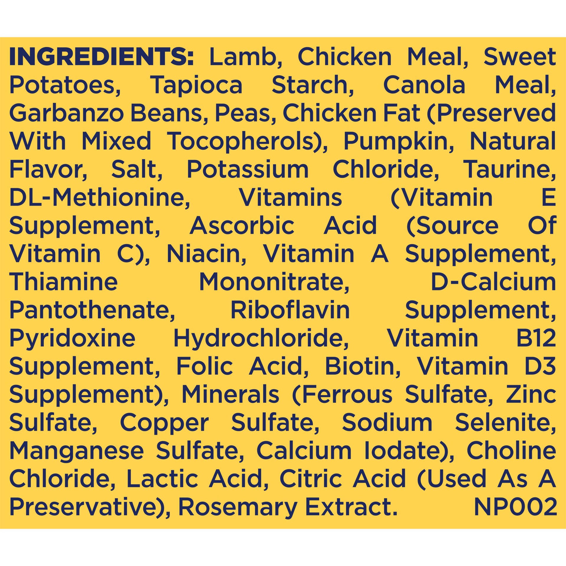 slide 7 of 9, Nature's Recipe Nature′s Recipe Grain Free Lamb, Sweet Potato & Pumpkin Recipe Dry Dog Food, 4 lb. Bag, 4 lb