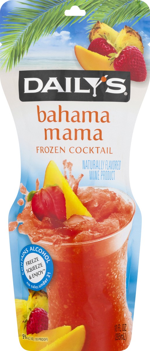 slide 2 of 13, Daily's Bahama Mama Ready to Drink Frozen Cocktail, 10 FL OZ Pouch, 10 fl oz