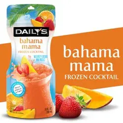 Daily's Bahama Mama Ready to Drink Frozen Cocktail, 10 FL OZ Pouch