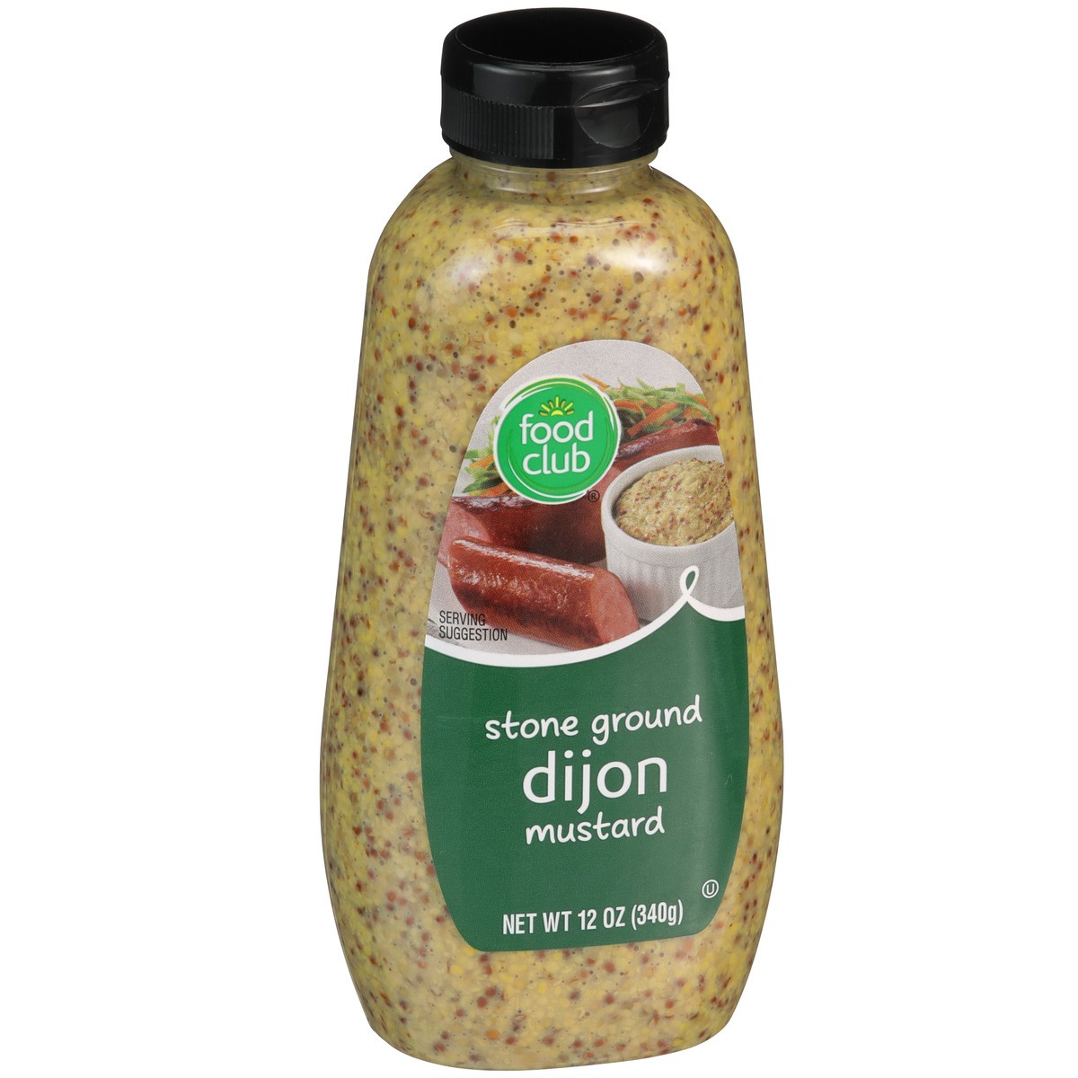 slide 6 of 11, Food Club Stone Ground Dijon Mustard, 12 oz