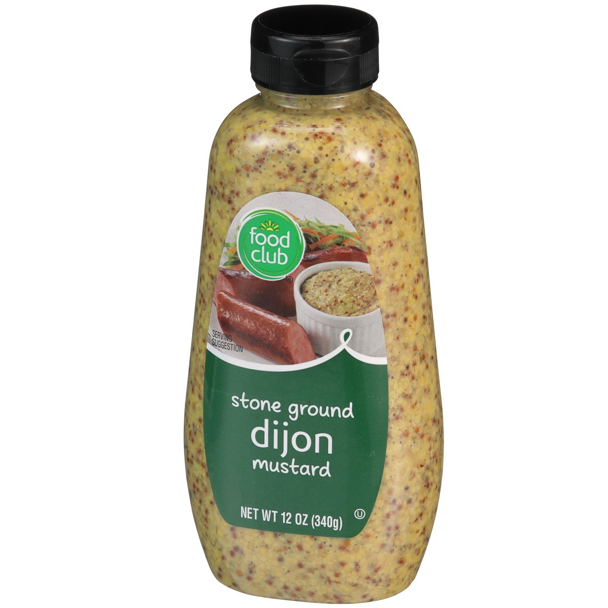 slide 4 of 11, Food Club Stone Ground Dijon Mustard, 12 oz