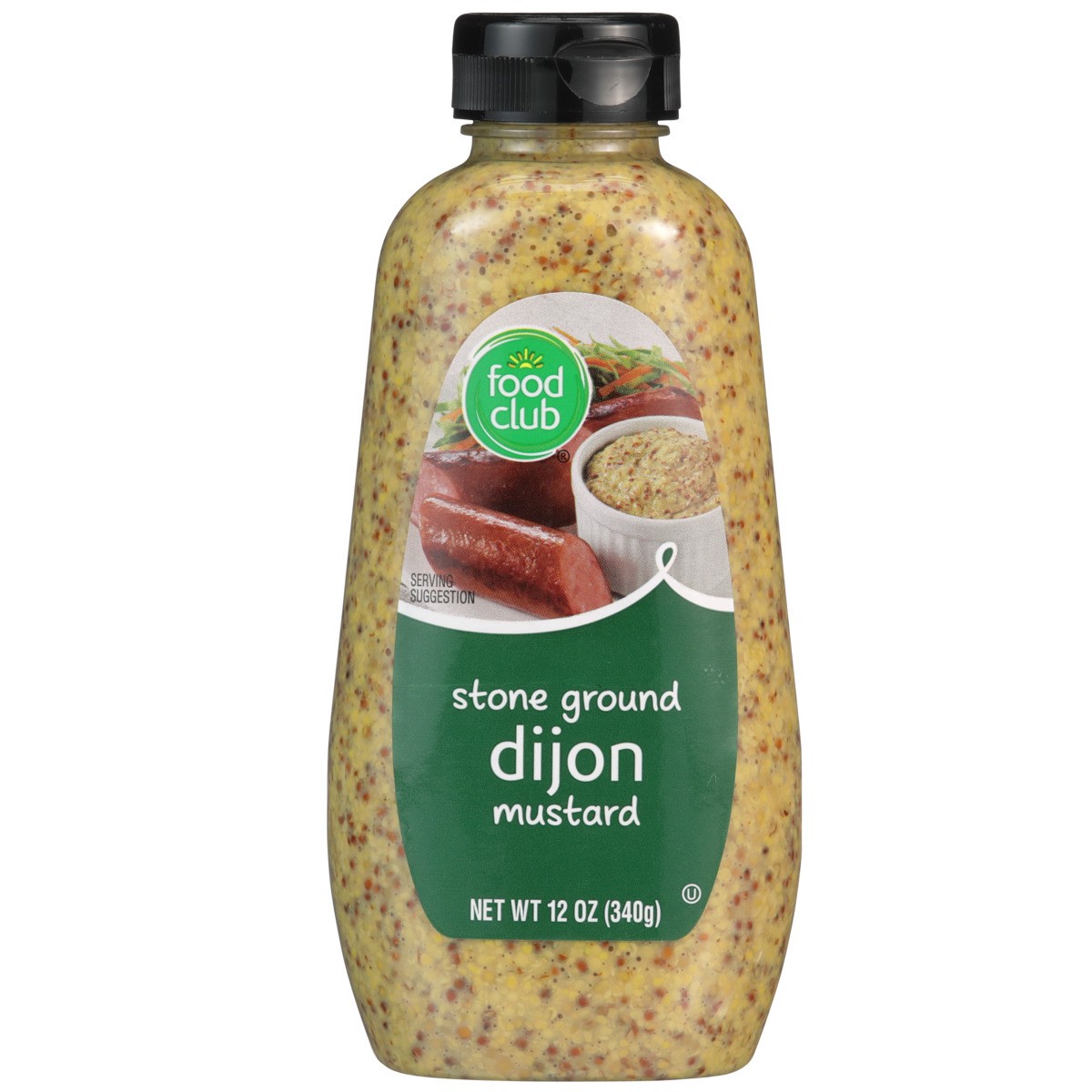 slide 3 of 11, Food Club Stone Ground Dijon Mustard, 12 oz