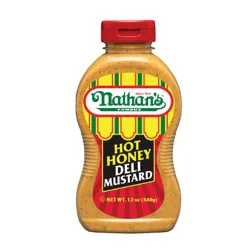 Nathan's Hot Honey Deli Mustard - 12 oz