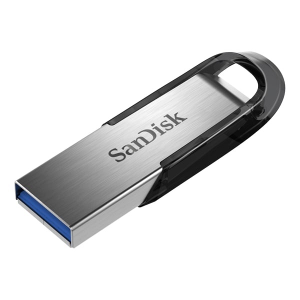 slide 1 of 2, SanDisk Ultra Flair Usb Drive, 64Gb, Silver/Black, 1 ct